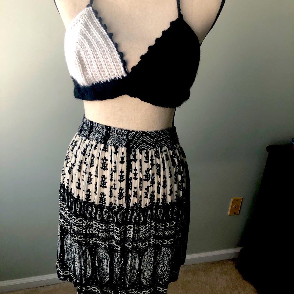 Crochet Too and Skirt Set